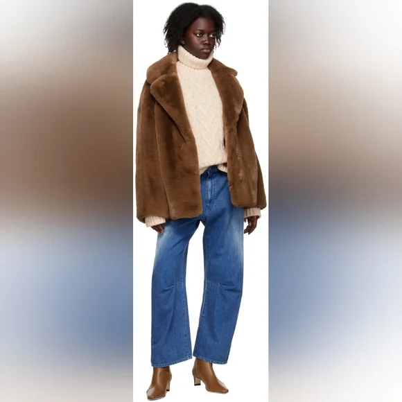 NWT Stand Studios faux fur jacket - Picture 1 of 9